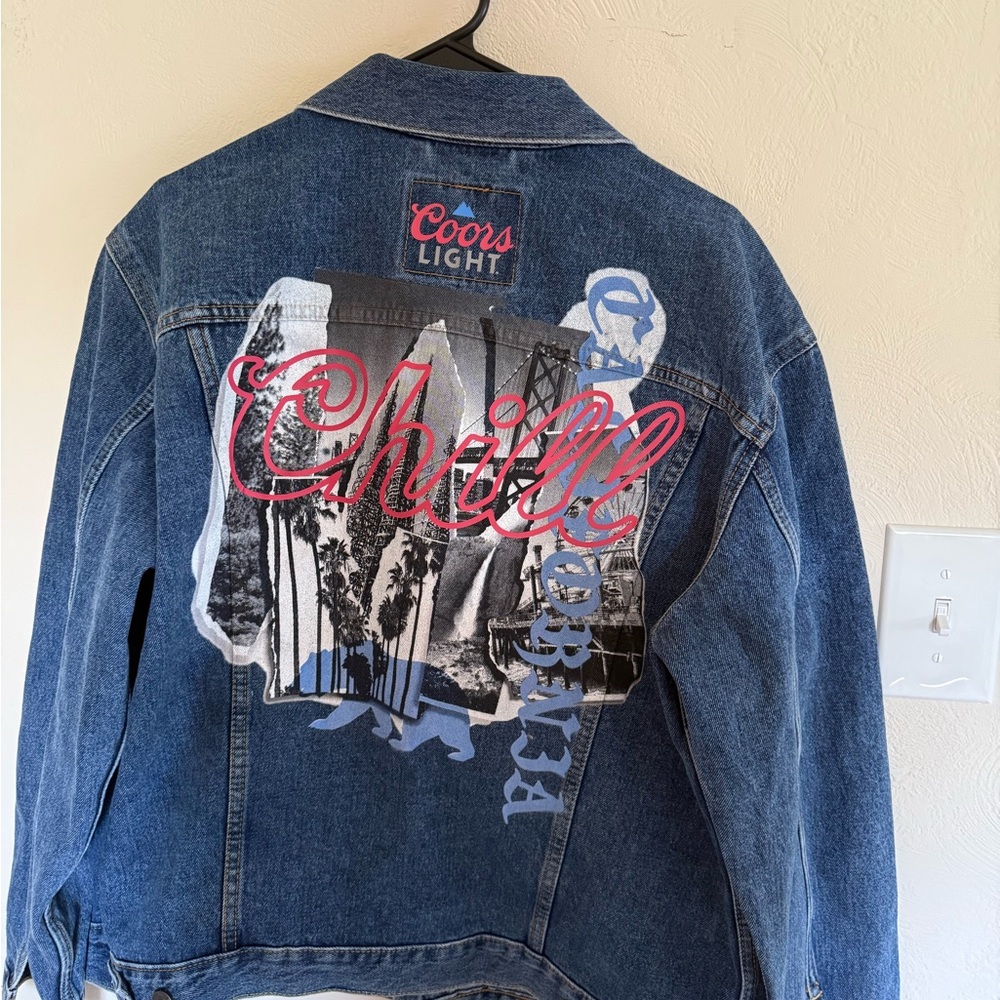 Levi's Coors Light Blue Denim Jacket